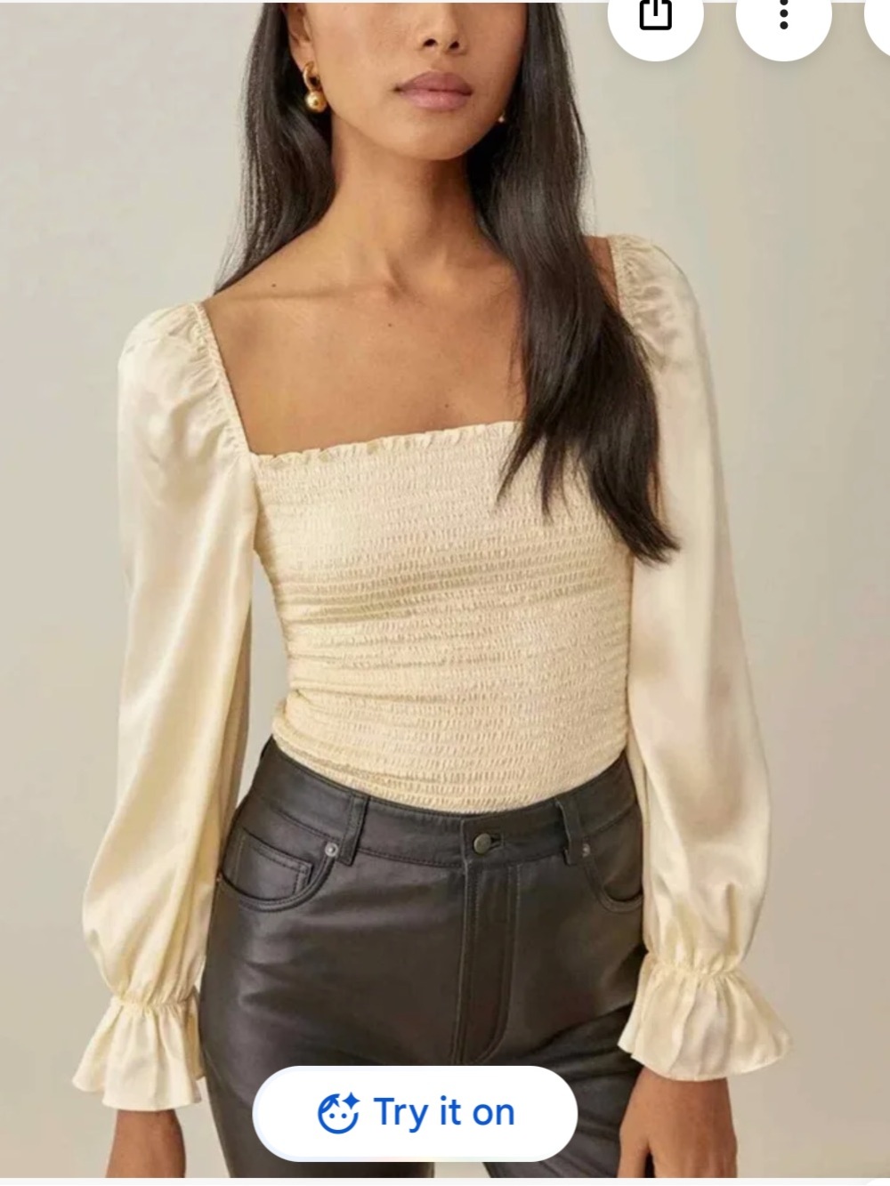 Reformation chamomile top